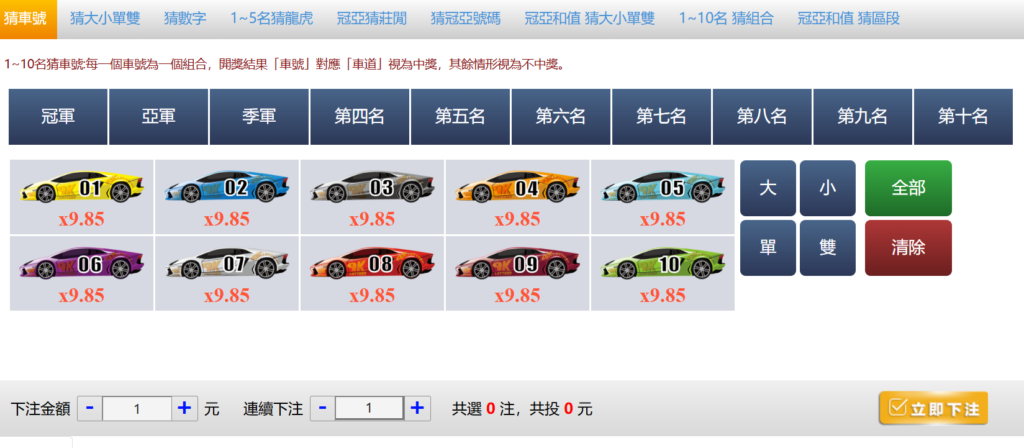 極速賽車,極速賽車PK10,極速賽車PK10玩法,極速賽車抓牌,極速賽車六碼公式